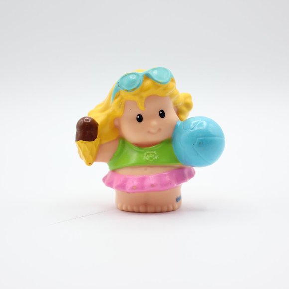 Mattel Fisher Price Little People Sarah Lynn Bathing Suit 2.5" Figure - Picture 8 of 8